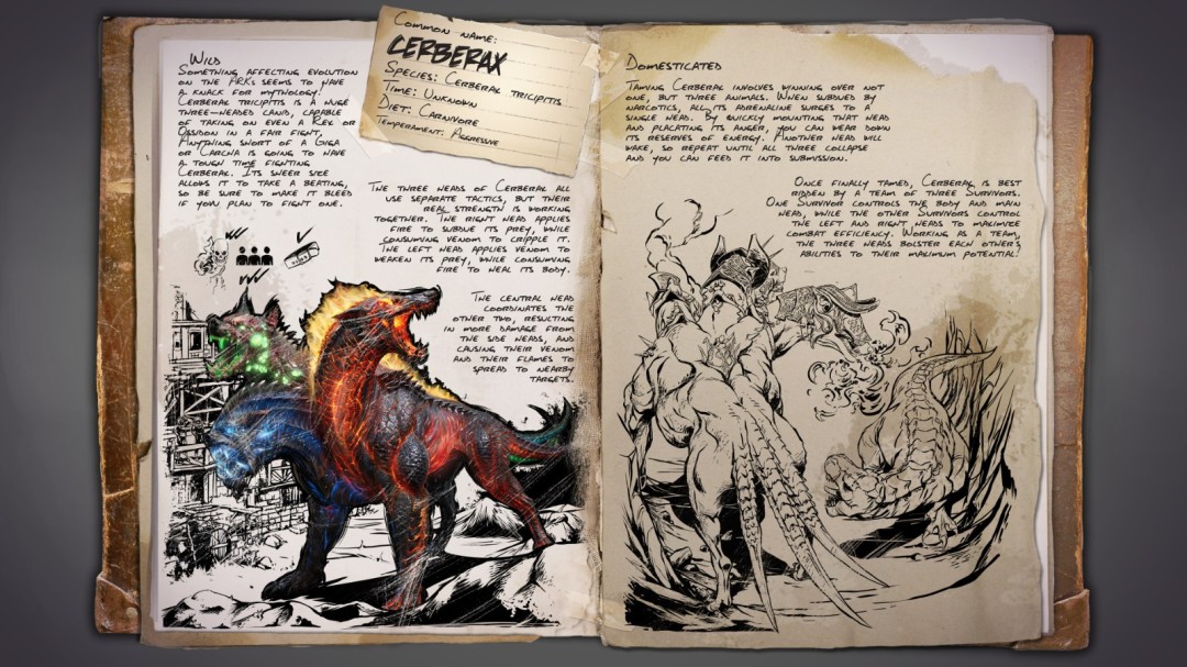 《方舟:生存飞升》三相狱犬生物图谱曝光 - 配图 《方舟:生存飞升》三相狱犬生物图谱曝光 - 配图